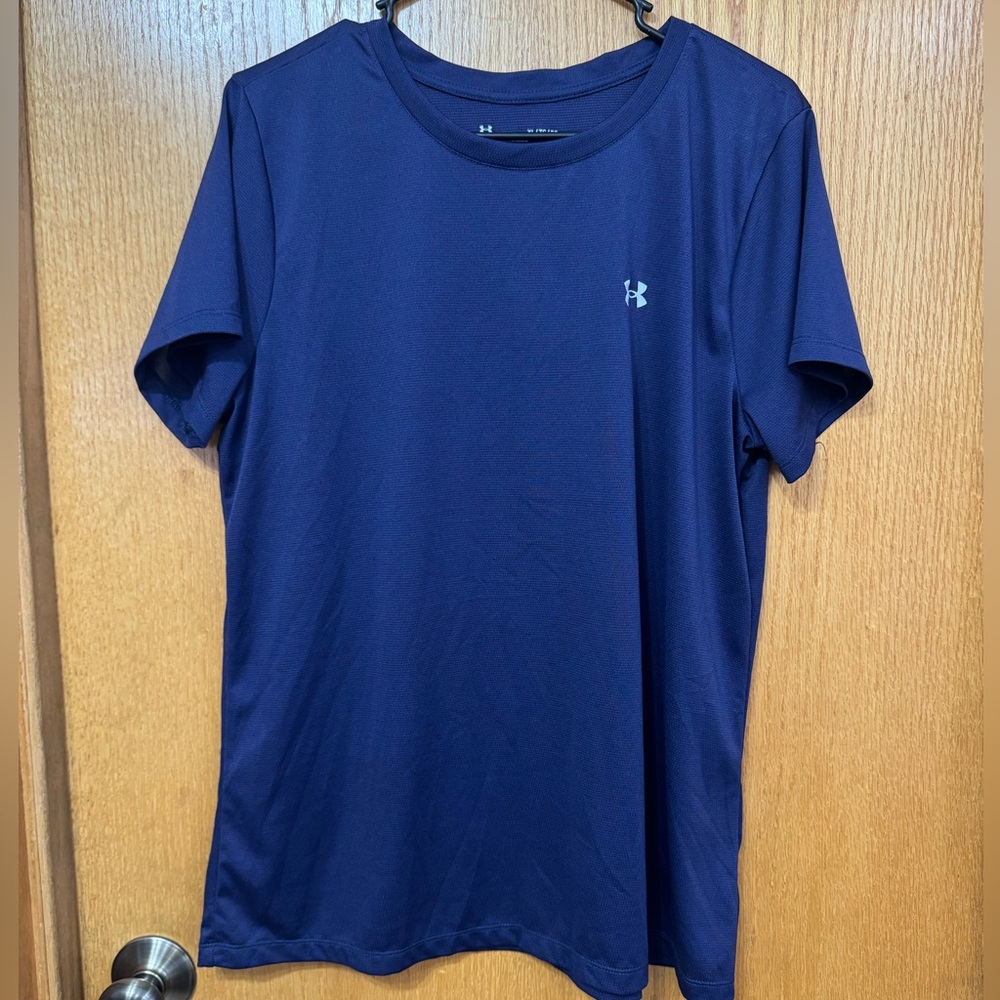 Under Armour Navy Blue Short Sleeve Performance Tee